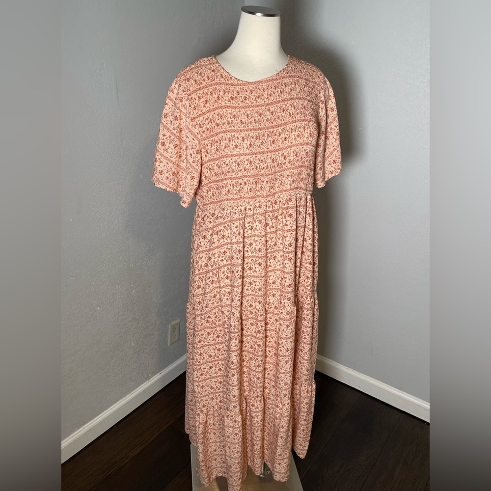 Floral Maxi Dress in Pink